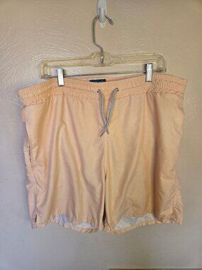 Men's Michael's 6 Inch Swim Shorts Size XL Orange/Peach Summertime Fun